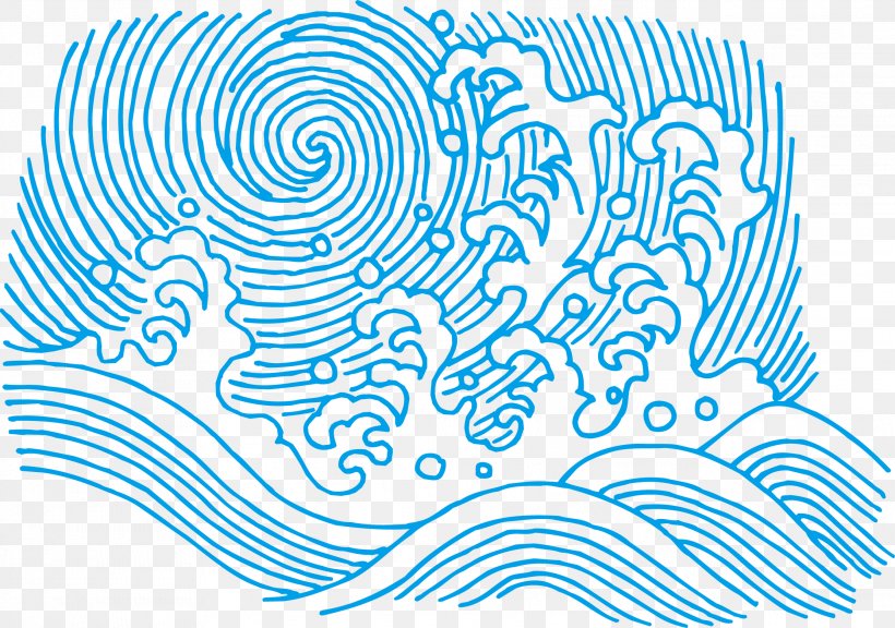 Wind Wave Illustration, PNG, 2228x1567px, Wind Wave, Area, Art, Black And White, Blue Download Free