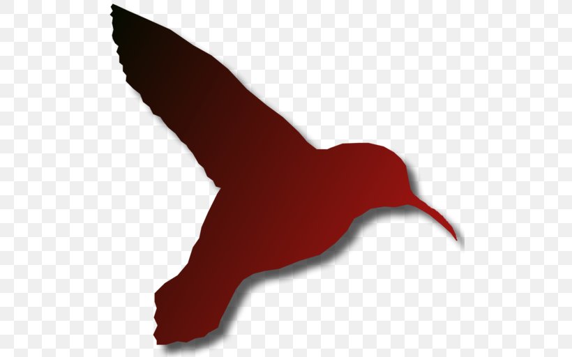 Beak Water Bird Silhouette Clip Art, PNG, 512x512px, Beak, Bird, Red, Silhouette, Tail Download Free