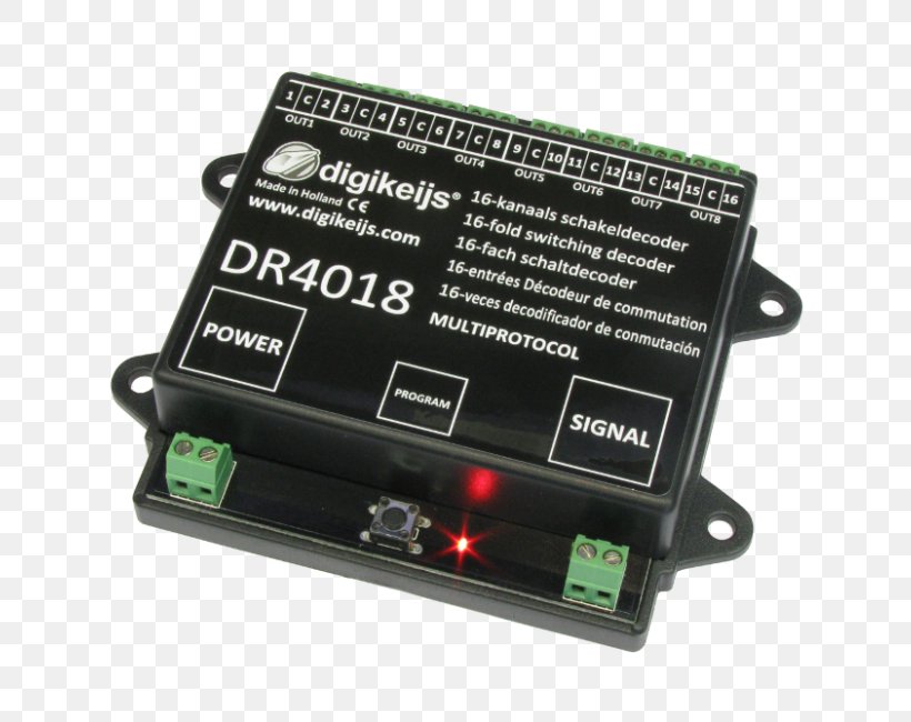 Digital Command Control Binary Decoder Rail Transport Modelling LocoNet Amazon.com, PNG, 650x650px, Digital Command Control, Amazoncom, Binary Decoder, Electronic Component, Electronic Device Download Free