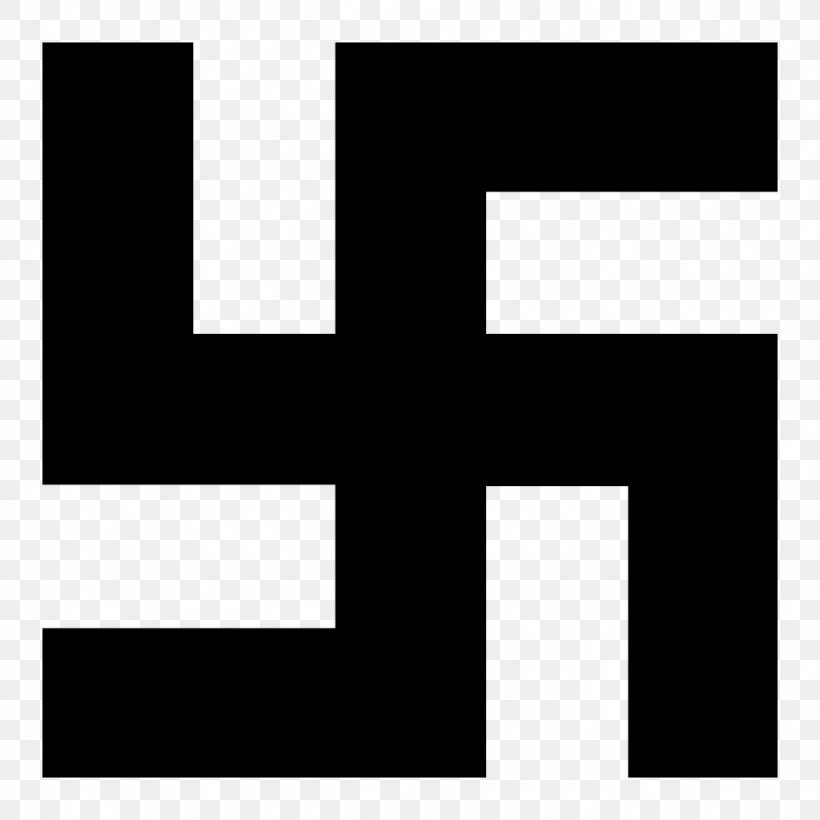 Mon Swastika Buddhism Croix Gammée Nazie, PNG, 1024x1024px, Mon, Advertising, Black, Black And White, Brand Download Free