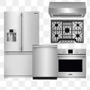 Refrigerator - Refrigerator Cooking Ranges Frigidaire Microwave Ovens Kitchen PNG