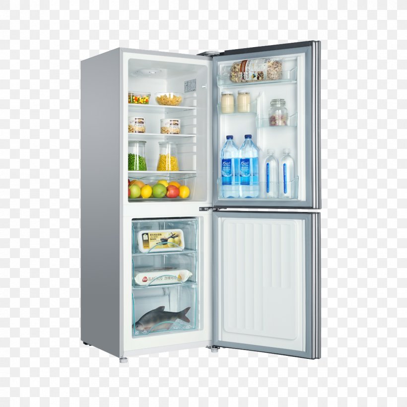 Refrigerator Haier Home Appliance Refrigeration Icemaker, PNG, 1200x1200px, Refrigerator, Cleanliness, Cold, Detergent, Energy Conservation Download Free