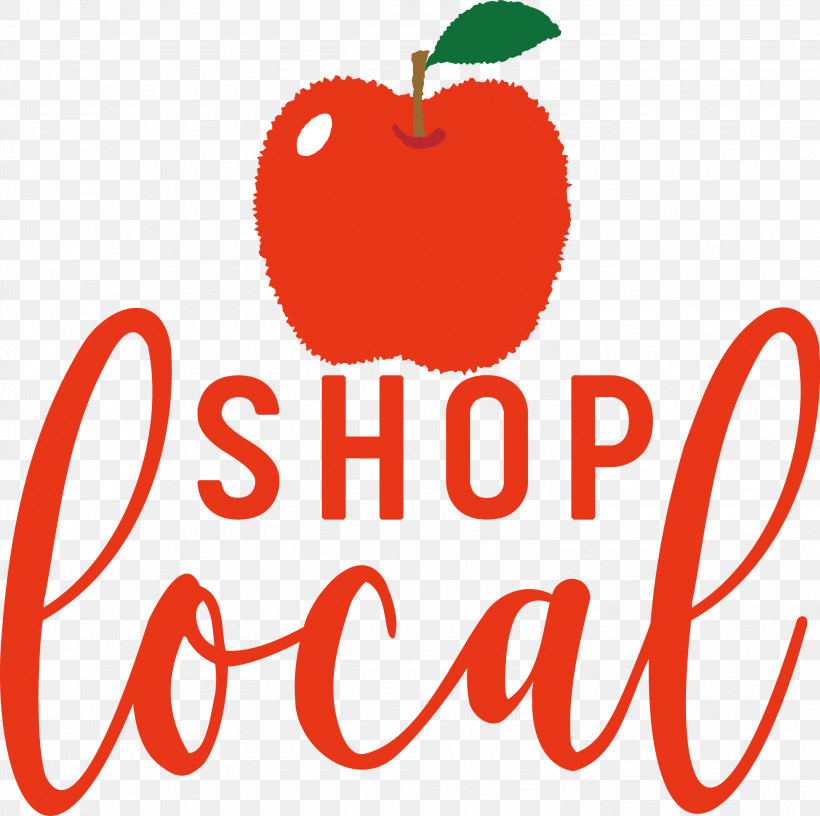SHOP LOCAL, PNG, 3000x2987px, Shop Local, Apple, Fruit, Geometry, Line Download Free