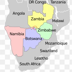 Border - Zimbabwe Kazungula Namibia Botswana Quadripoint PNG