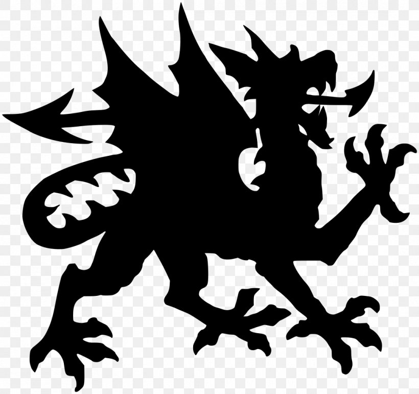 Flag Of Wales Welsh Dragon Chinese Dragon, PNG, 1089x1024px, Wales, Artwork, Black And White, Chinese Dragon, Dragon Download Free