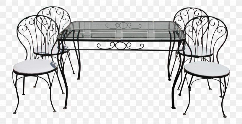 Table Matbord Chair, PNG, 3498x1796px, Table, Area, Black, Black And White, Black M Download Free