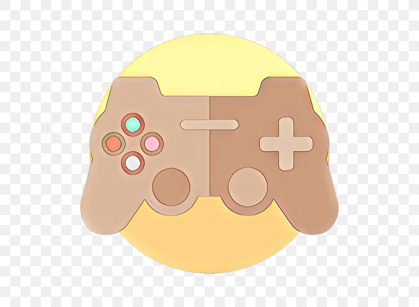 Game Controller Yellow Technology Gadget Playstation Accessory, PNG, 600x600px, Cartoon, Gadget, Game Controller, Joystick, Playstation 3 Accessory Download Free