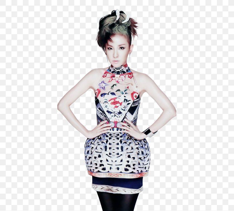 Sandara Park 2NE1 I LOVE YOU Model DeviantArt, PNG, 417x741px, Watercolor, Cartoon, Flower, Frame, Heart Download Free