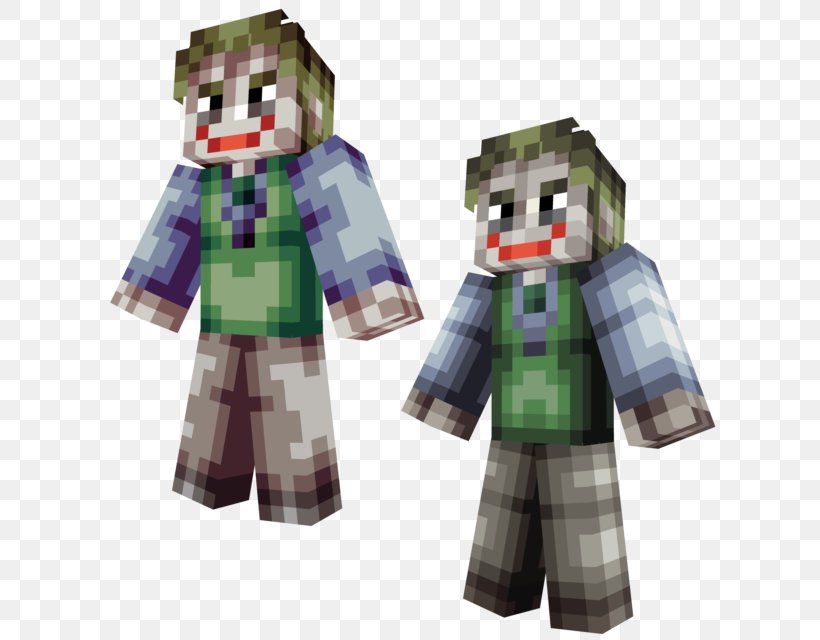 Minecraft: Pocket Edition Joker Harley Quinn Skin, PNG, 640x640px, Minecraft, Character, Costume, Dark Knight, Fictional Character Download Free