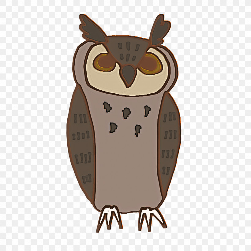Owls Eastern Screech Owl Great Horned Owl Cartoon Birds, PNG, 1200x1200px, Owls, Beak, Bird Of Prey, Birds, Bubo Download Free