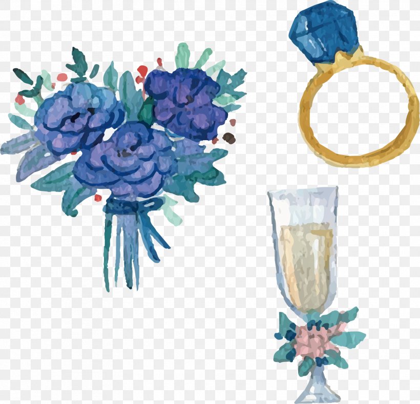 Wedding Ring Blue, PNG, 1772x1701px, Wedding Ring, Blue, Cut Flowers, Diamond, Drinkware Download Free