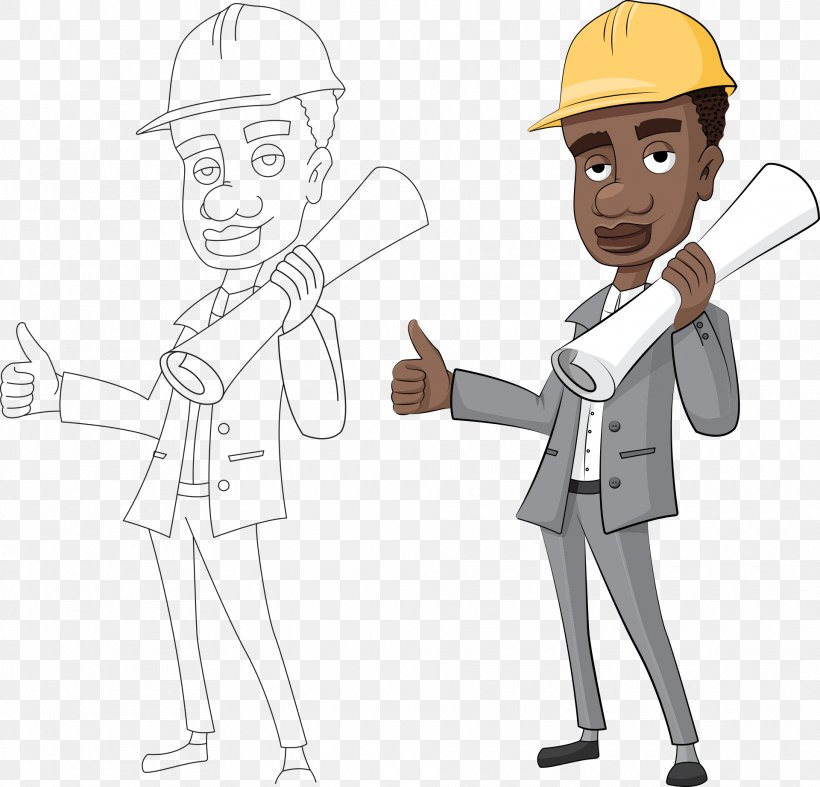Architecture Construction Worker, PNG, 1920x1845px, Architecture, Architect, Architectural Engineering, Building, Cartoon Download Free