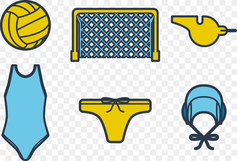 Euclidean Vector Clip Art, PNG, 2493x1701px, Water Polo, Area, Brand, Football, Logo Download Free