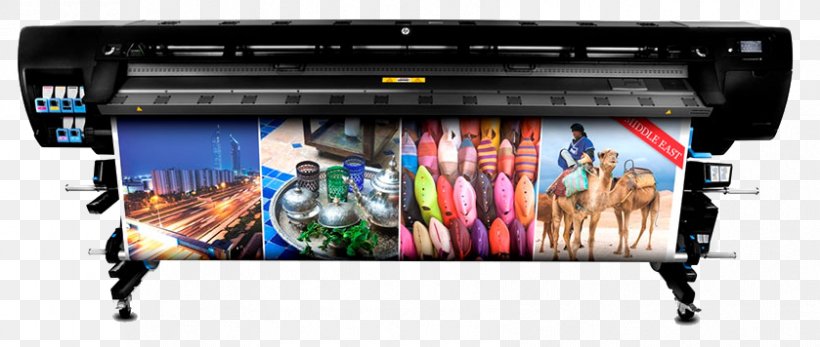 Hewlett-Packard Wide-format Printer Printing Large Format, PNG, 839x356px, Hewlettpackard, Banner, Business, Color Printing, Digital Printing Download Free