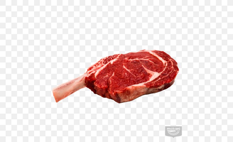 Rib Eye Steak Ribs Ham Beef Meat, PNG, 500x500px, Watercolor, Cartoon, Flower, Frame, Heart Download Free