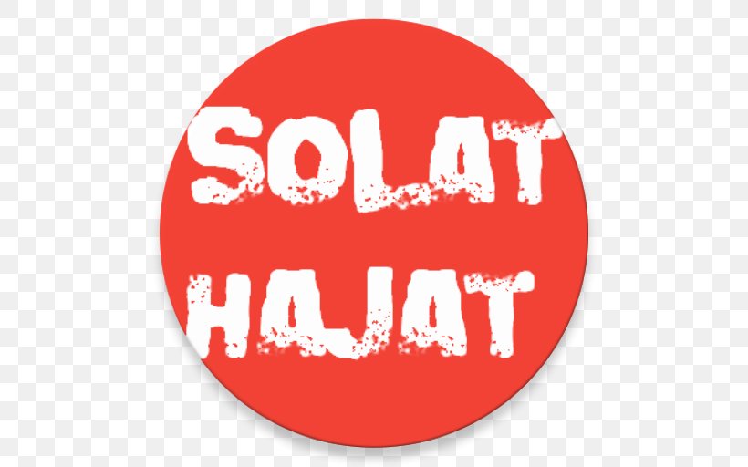 Salatul Hajat Logo Salah Brand Font, PNG, 512x512px, Salatul Hajat, Area, Brand, Logo, Red Download Free