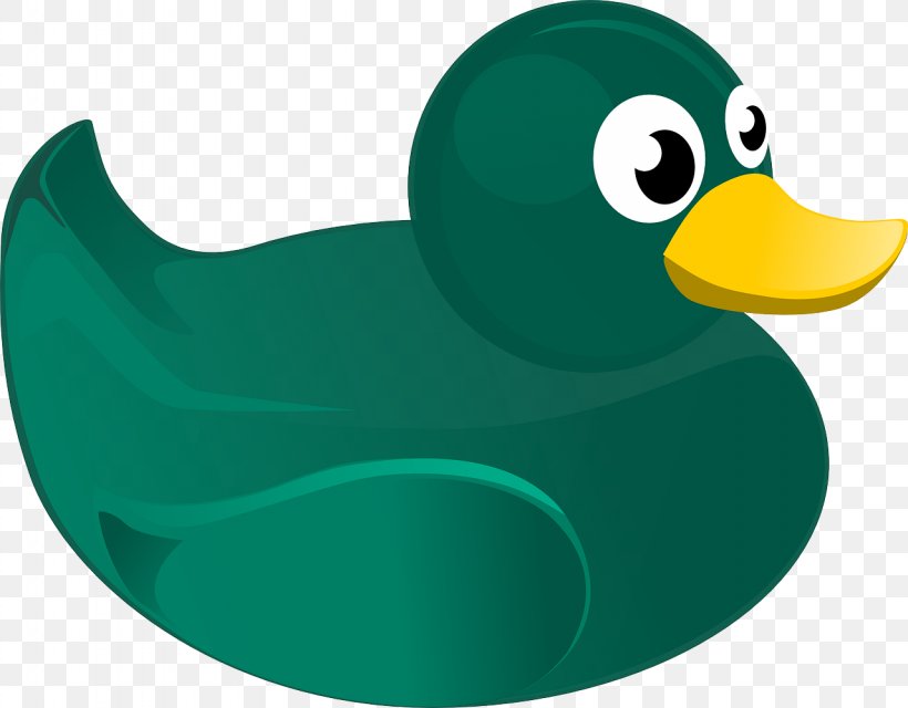 Rubber Duck Mallard Clip Art, PNG, 1280x1000px, Duck, Beak, Bird, Ducks Geese And Swans, Green Download Free