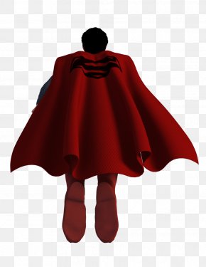 MAN OF STEEL - Cape May Maroon Mantle PNG