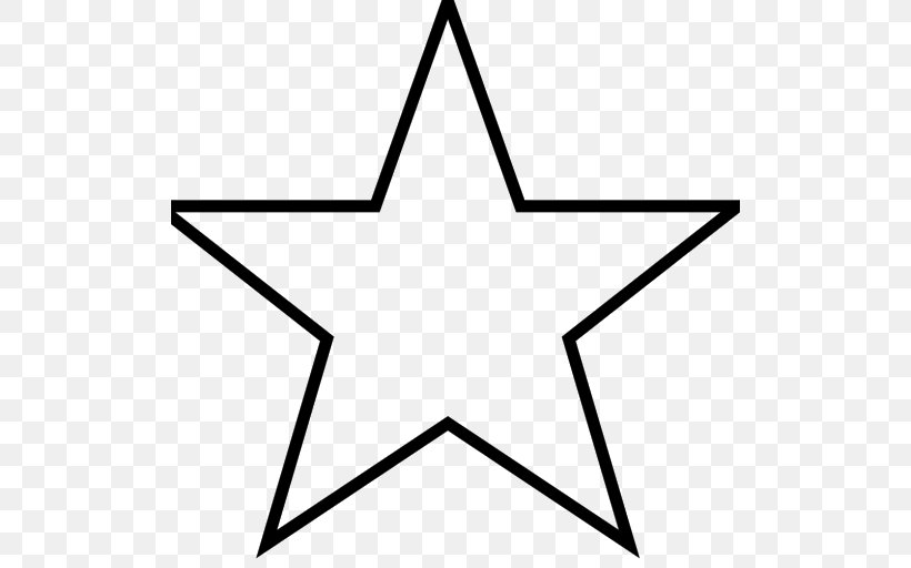 Five-pointed Star Star Polygons In Art And Culture Pentagram Symbol, PNG, 512x512px, Fivepointed Star, Area, Black, Black And White, Collinearity Download Free