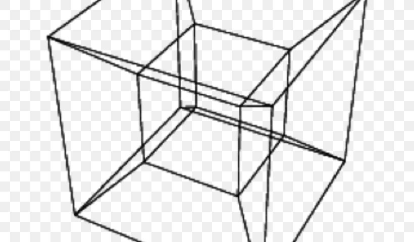 T-shirt Tesseract Hypercube Dimension, PNG, 668x480px, Tshirt, Area, Black And White, Clothing, Clothing Accessories Download Free