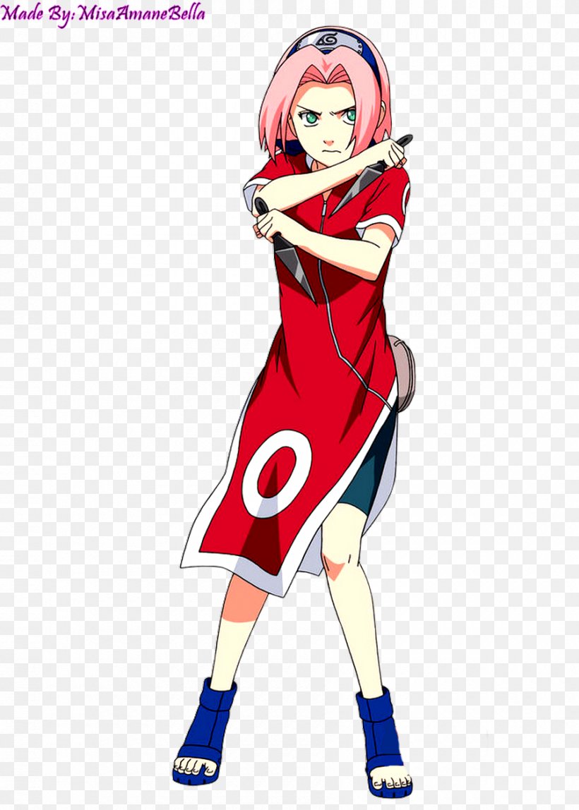 Cheerleading Uniforms Character Sakura Haruno Naruto Costume, PNG, 900x1260px, Watercolor, Cartoon, Flower, Frame, Heart Download Free
