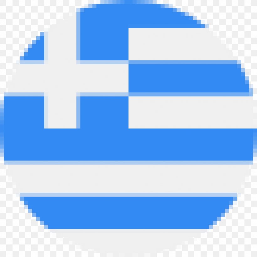 Flag Of Greece Ragoussis Bakery Language, PNG, 1024x1024px, Flag Of Greece, Area, Blue, Flag, Font Awesome Download Free