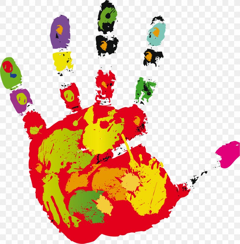 Footprint Hand Clip Art, PNG, 2100x2135px, Foot, Art, Artwork, Finger, Flower Download Free