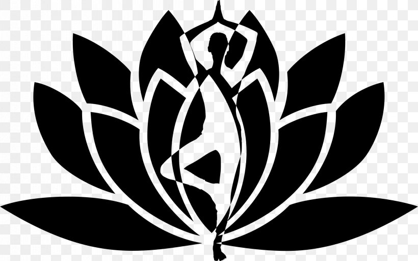 Lotus Position Zen Yoga Nelumbo Nucifera Clip Art, PNG, 2336x1460px, Lotus Position, Asento, Black And White, Flora, Flower Download Free