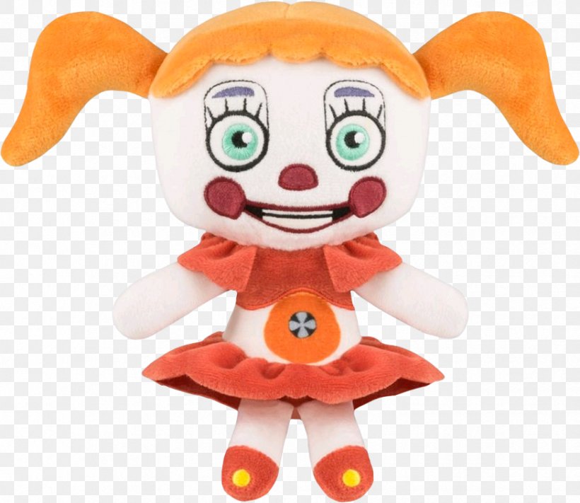 Five Nights At Freddy's: Sister Location Stuffed Animals & Cuddly Toys Plush Funko, PNG, 874x758px, Five Nights At Freddy S, Action Toy Figures, Animatronics, Baby Toys, Clown Download Free