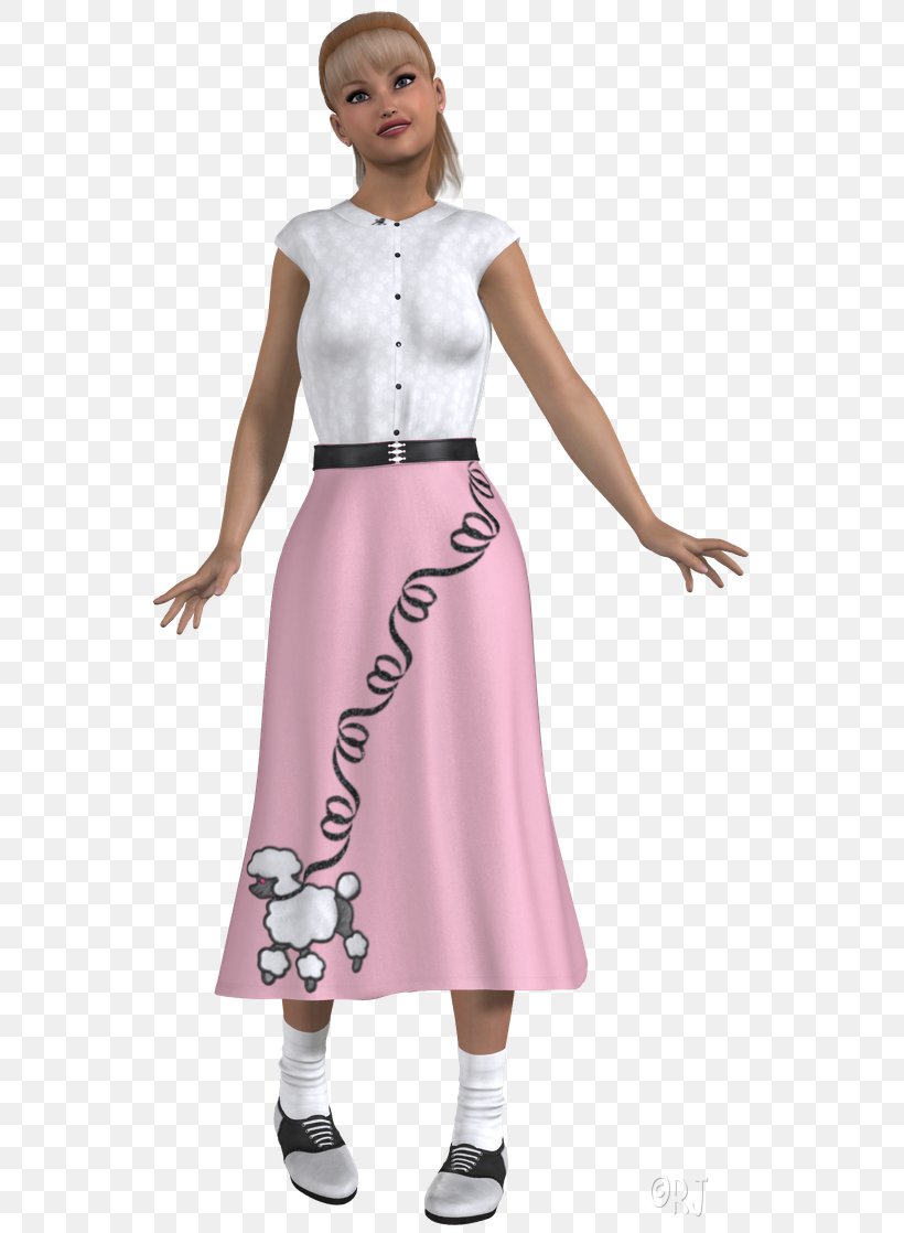 Pink M Abdomen Skirt Sleeve Dress, PNG, 571x1118px, Watercolor, Cartoon, Flower, Frame, Heart Download Free