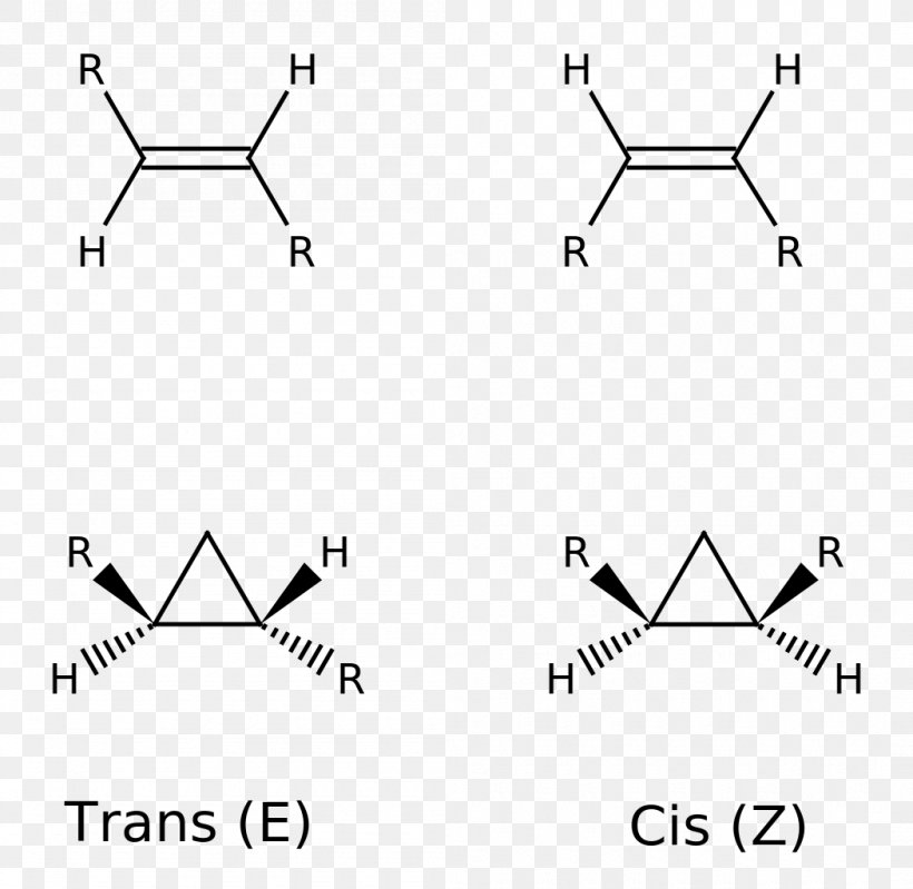 Cis–trans Isomerism Izomeria Trance Molecule, PNG, 1050x1024px, Isomer, Area, Atom, Black And White, Diagram Download Free