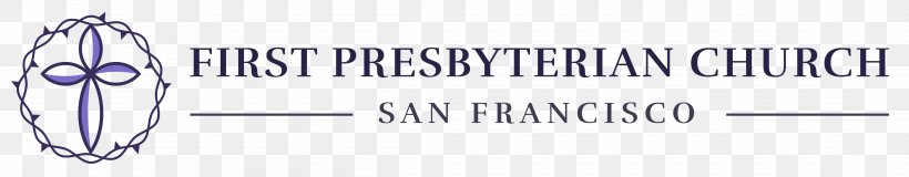 First Presbyterian Church Of San Francisco Presbyterian Church (USA) Pastor Logo Presbyterian Church In America, PNG, 4582x897px, Watercolor, Cartoon, Flower, Frame, Heart Download Free