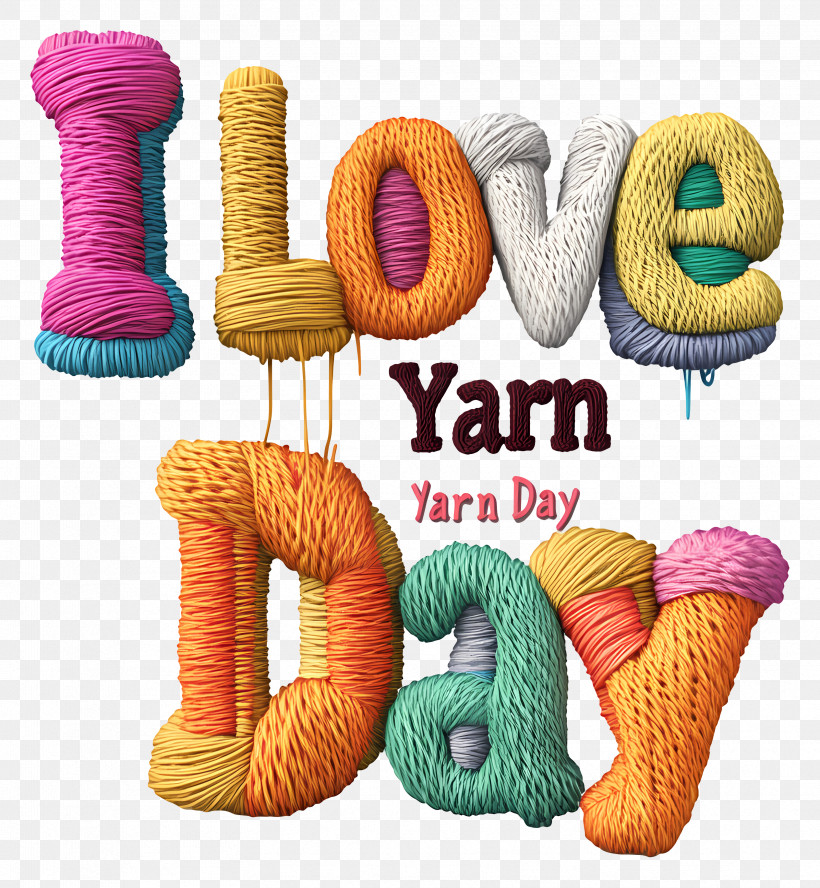 I Love Yarn Day - I Love Yarn Day Celebration PNG