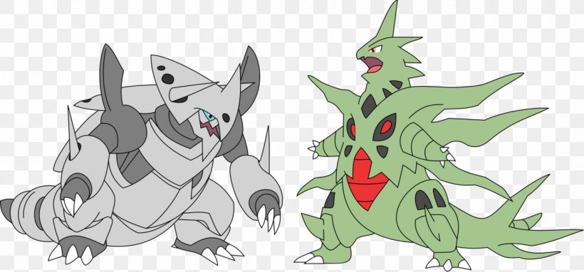 Pokémon X And Y Aggron Tyranitar Larvitar, PNG, 1307x611px, Watercolor, Cartoon, Flower, Frame, Heart Download Free