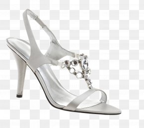 White Sandals - Robe Shoe High-heeled Footwear Sandal Fashion PNG