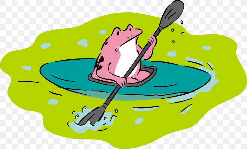 Chōjū-jinbutsu-giga Cartoon Ukiyo-e Frogs Гига, PNG, 3000x1820px, Frog, Canoe, Cartoon, Cartoon Frog, Cover Art Download Free