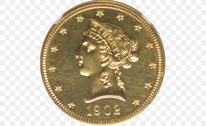 Gold Coin Gold Coin American Gold Eagle, PNG, 500x500px, Coin, American Gold Eagle, Brass, Currency, Eagle Download Free