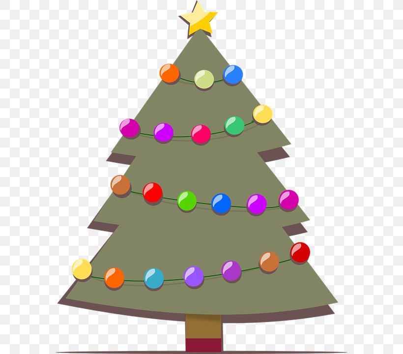 Christmas Tree Clip Art, PNG, 594x720px, Christmas Tree, Black And White, Christmas, Christmas Decoration, Christmas Ornament Download Free