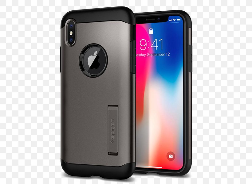 IPhone X Spigen Slim Armor S Case For Apple IPhone Iphone 7 / Iphone 8 Spigen Slim Armor Cs Case Spigen Apple IPhone 6 Plus Case Tough Armor, PNG, 600x600px, Iphone X, Apple, Case, Communication Device, Electronic Device Download Free