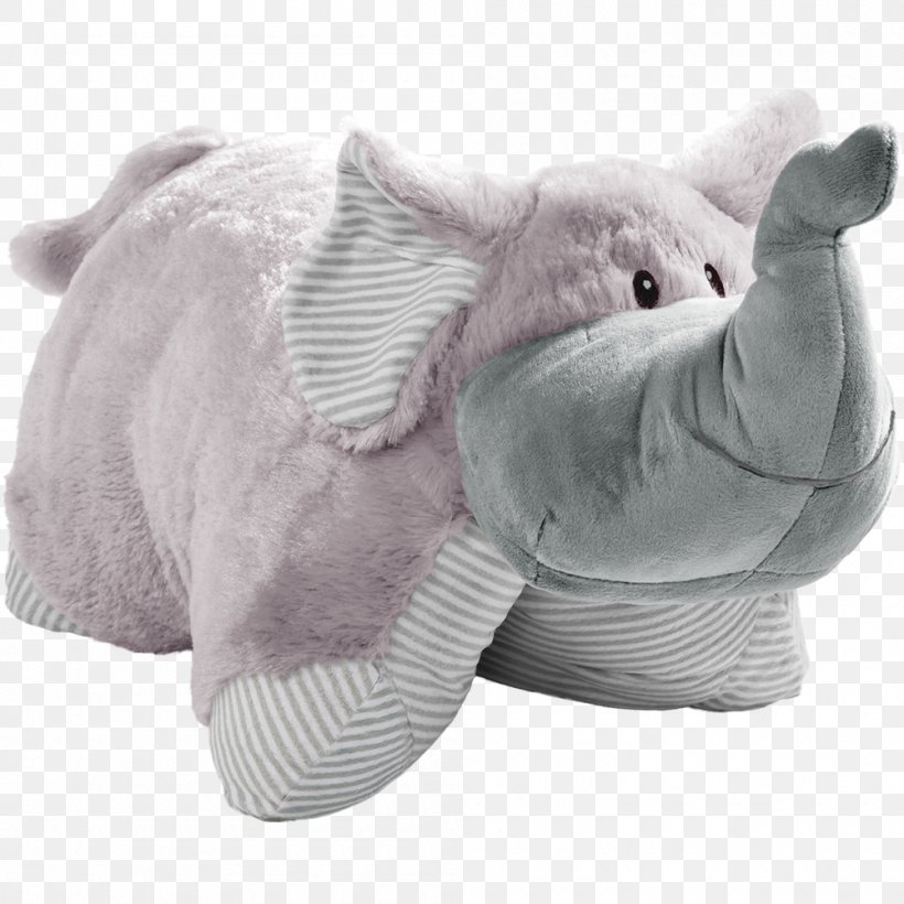 Nutty Elephant Grey Blue Trunk Pillow Pets Pee Wees Pillow Pets Elephant Stuffed Animal Elephant Stuffed Animals & Cuddly Toys Pillow Pets 46cm Nutty Elephant (Grey/Blue), PNG, 1000x1000px, Pillow Pets, Elephant, Elephants And Mammoths, Mammal, Pillow Download Free