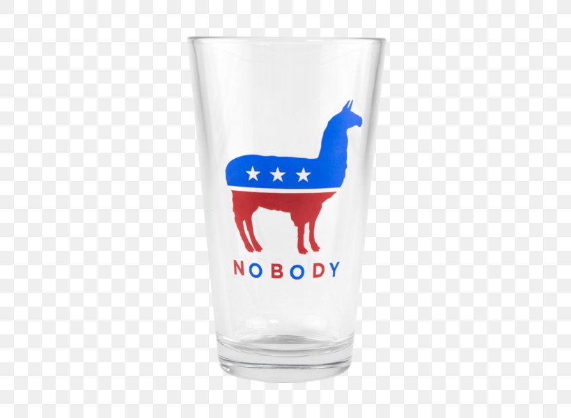 Pint Glass Political Party Sticker Democratic Party, PNG, 600x600px, Pint Glass, Beer Glass, Beer Glasses, Cobalt Blue, Democratic Party Download Free