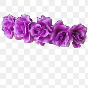 Crown - Crown Flower Purple Rose PNG