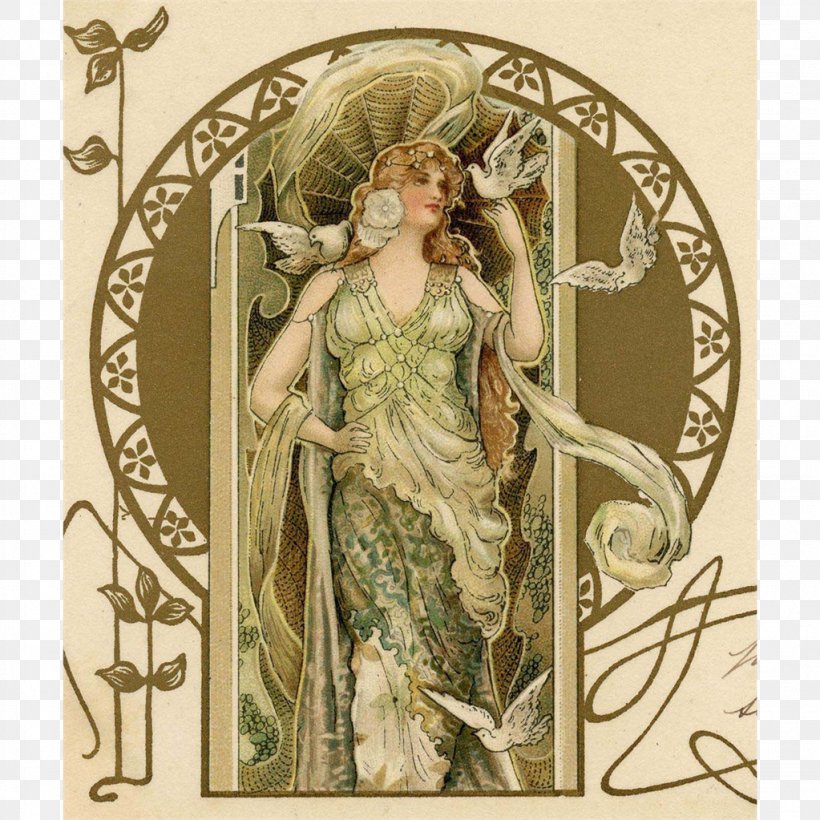 Art Nouveau Avenue Rapp Illustrator Illustration, PNG, 1023x1023px, Art, Alphonse Mucha, Art Deco, Art Nouveau, Artist Download Free