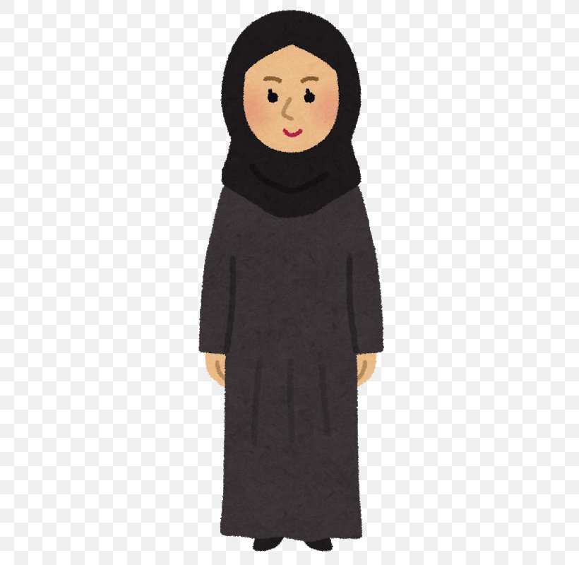 Muslim Islam Child イスラム圏の女性の服装 いらすとや, PNG, 479x800px, Muslim, Black, Child, Child Care, Costume Download Free