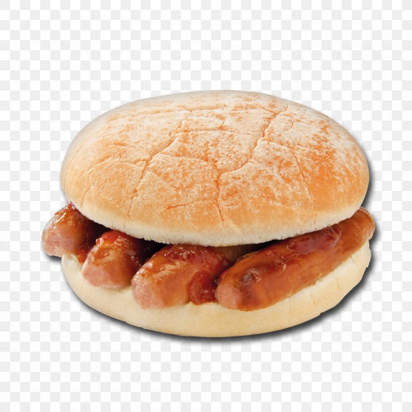 Sausage Sandwich Bacon Sandwich Breakfast Roll Toast, PNG, 1000x1000px