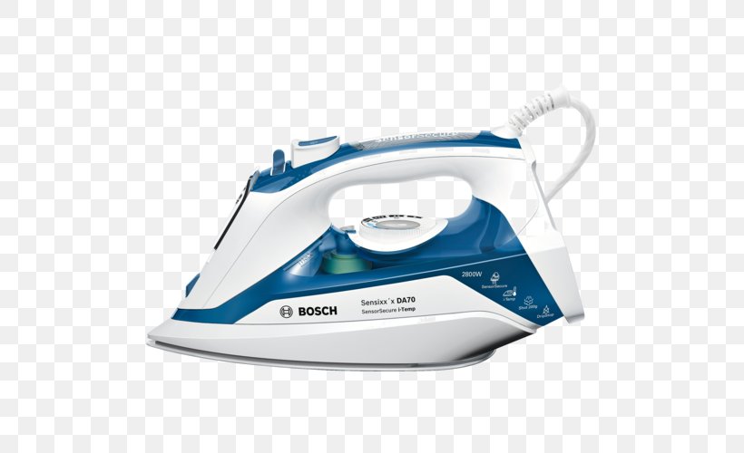 Clothes Iron Robert Bosch GmbH Ironing Home Appliance Steam, PNG, 500x500px, Clothes Iron, Clothes Steamer, Electricity, Food Steamers, Hardware Download Free