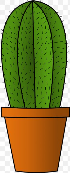 Cactus Silhouette - Cactaceae Drawing Clip Art PNG