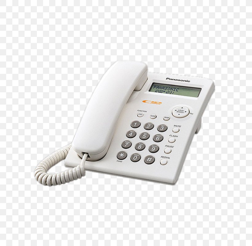 Caller ID Telephone Line Panasonic KX-TSC11 Speakerphone, PNG, 800x800px, Caller Id, Answering Machine, Automatic Redial, Business Telephone System, Corded Phone Download Free