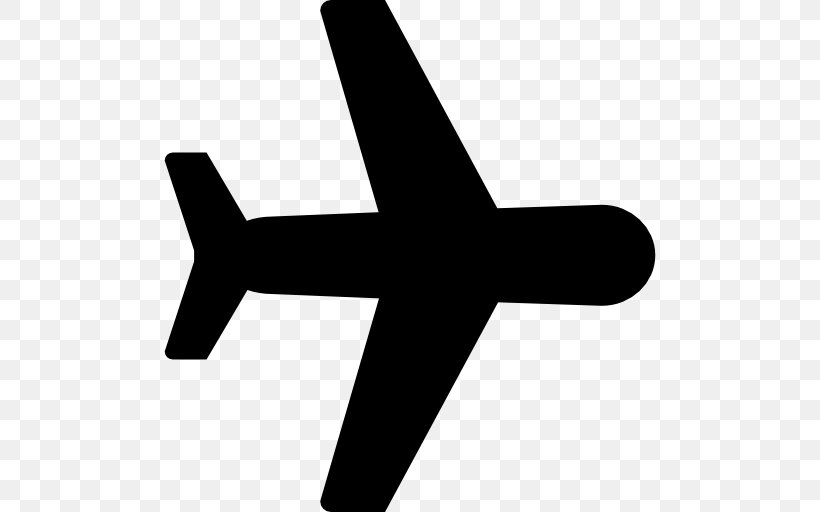 Airplane Clip Art, PNG, 512x512px, Airplane, Air Travel, Aircraft, Airplane Mode, Black And White Download Free
