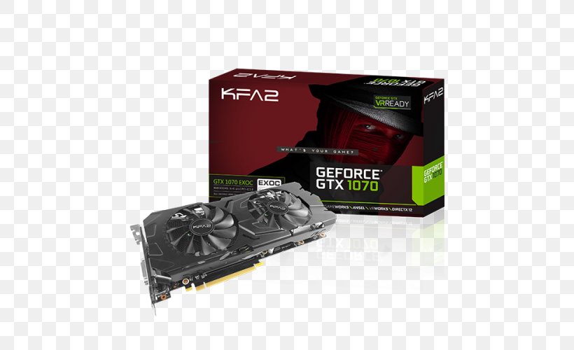 Graphics Cards & Video Adapters NVIDIA GeForce GTX 1070 NVIDIA GeForce GTX 1060 英伟达精视GTX, PNG, 500x500px, Graphics Cards Video Adapters, Computer Component, Electronic Device, Evga Corporation, Galaxy Technology Download Free